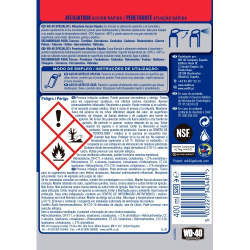 WD-40 Specialist Penetrante Doble Acción